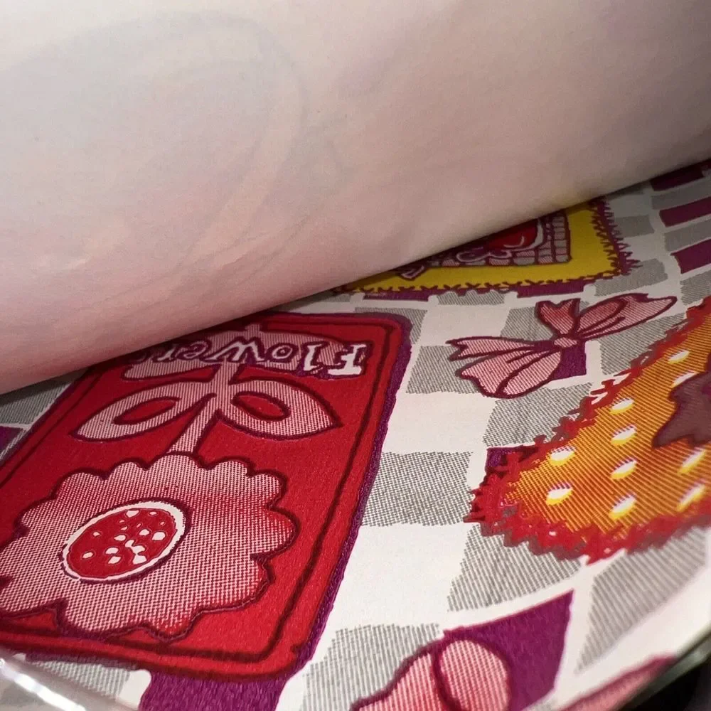 Vintage Gift Wrapping‎ Paper Strawberry 6 Design 12 Sheet 50 Sq Ft All Occasion